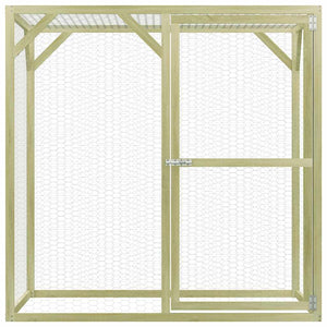 Hühnerkäfig 1,5x1,5x1,5 m Imprägniertes Kiefernholz
