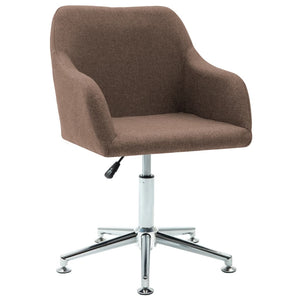 Esszimmerstühle Drehbar 4 Stk. Braun Stoff