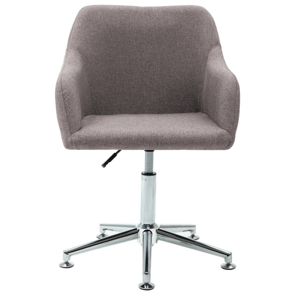 Esszimmerstühle Drehbar 4 Stk. Taupe Stoff