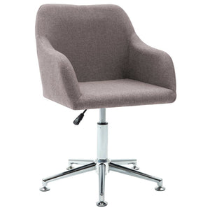 Esszimmerstühle Drehbar 6 Stk. Taupe Stoff