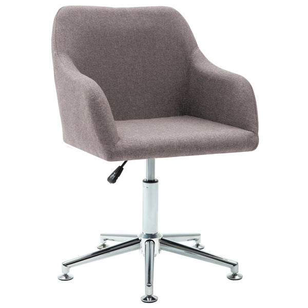 Esszimmerstühle Drehbar 6 Stk. Taupe Stoff