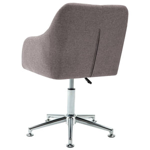 Esszimmerstühle Drehbar 6 Stk. Taupe Stoff