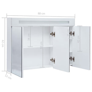 LED-Spiegelschrank 50x13x70 cm