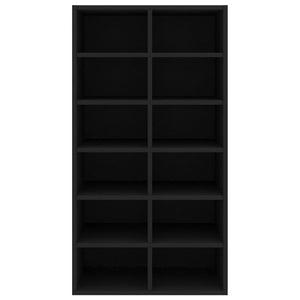 Schuhregal Schwarz Holzwerkstoff