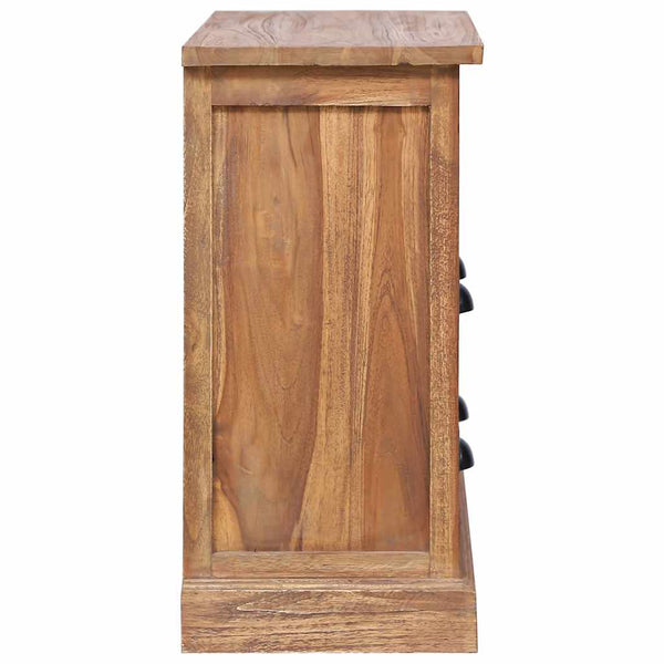 Beistellschrank 60 x 30 x 60 cm Massivholz Teak