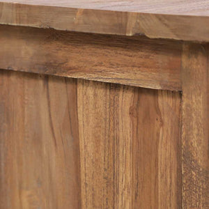Beistellschrank 60 x 30 x 60 cm Massivholz Teak