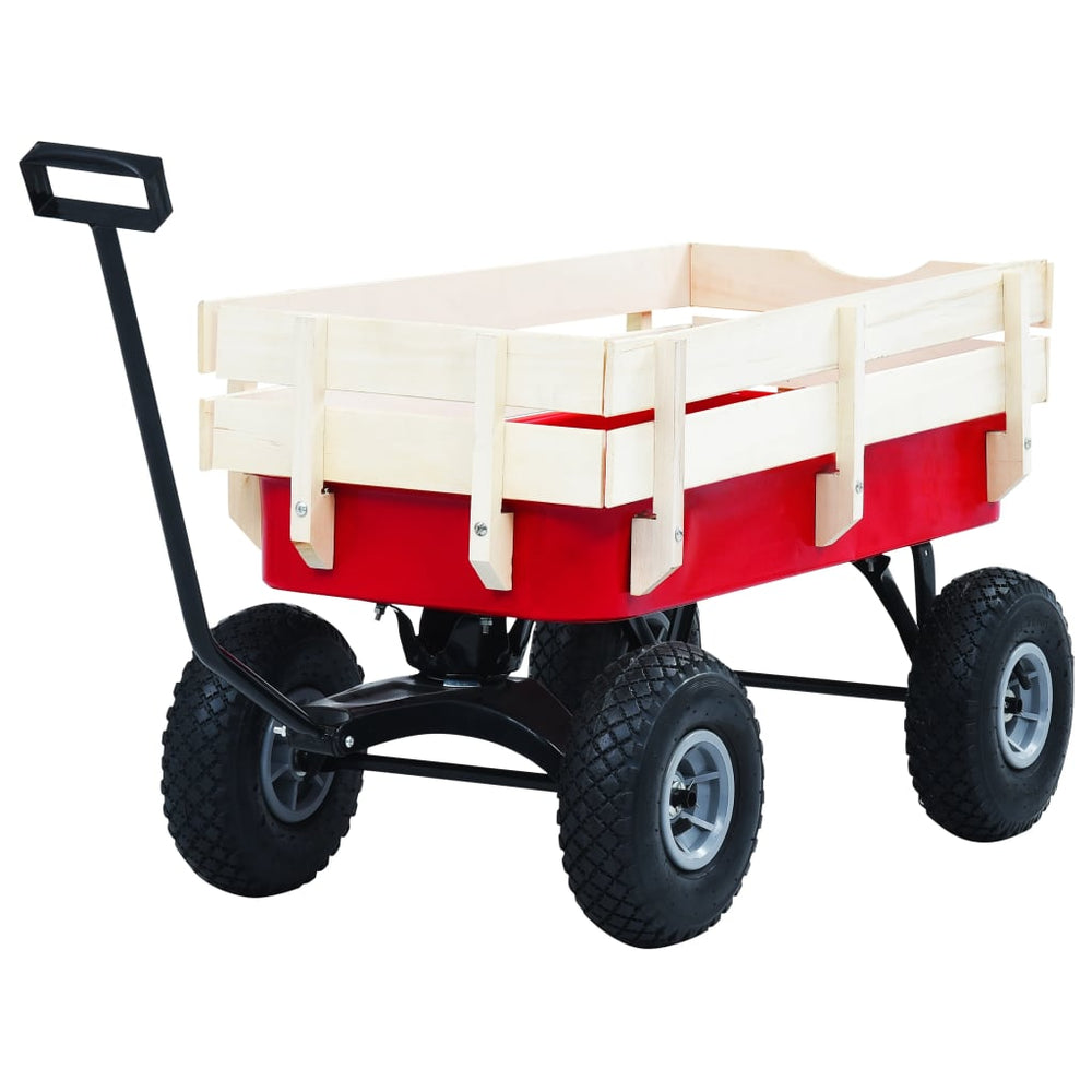 Handwagen 150 kg Rot
