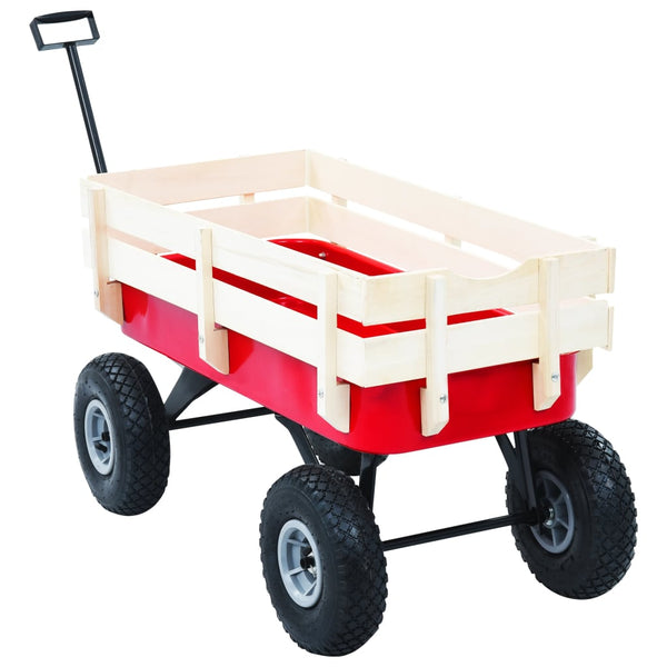 Handwagen 150 kg Rot