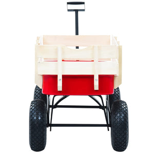 Handwagen 150 kg Rot