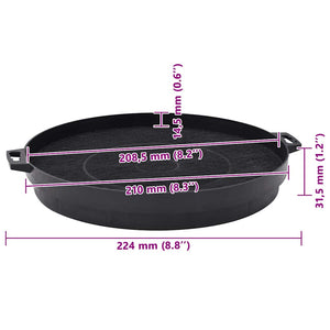 Kohlefilter für Dunstabzugshaube 2 Stk. 210 mm