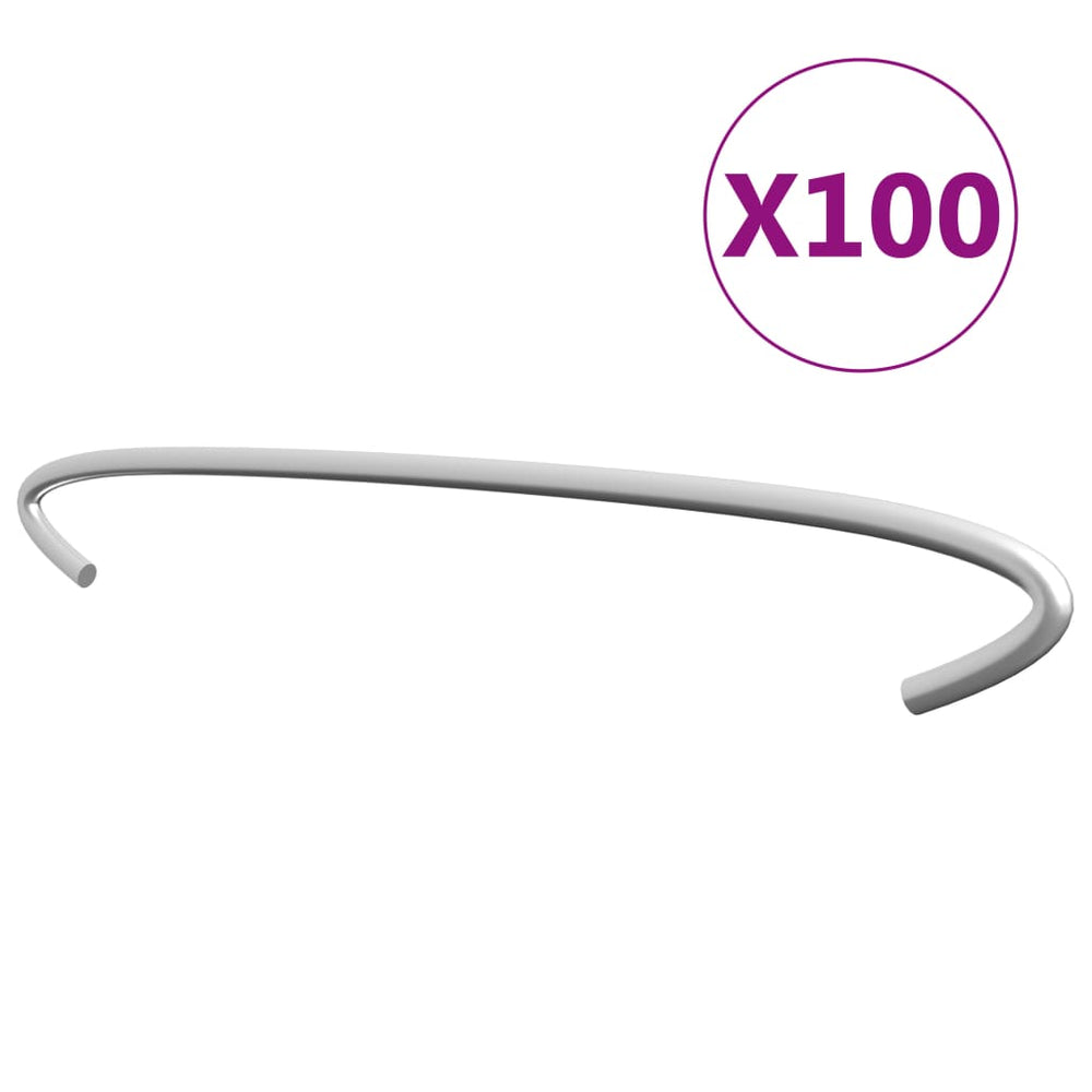 Gabionen-Distanzhalter 100 Stk. Verzinkter Stahl 40 cm