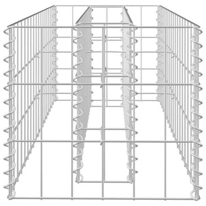 Gabionen-Hochbeet Verzinkter Stahl 90×30×30 cm