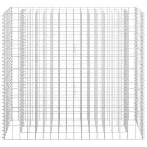 Gabionen-Hochbeet Verzinkter Stahl 90×30×90 cm