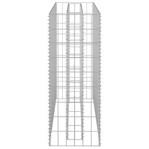 Gabionen-Hochbeet Verzinkter Stahl 90×30×90 cm