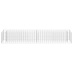 Gabionen-Hochbeet Verzinkter Stahl 180×30×30 cm