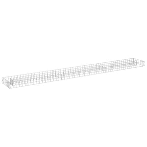 Gabionen-Hochbeet Verzinkter Stahl 270x30x10 cm