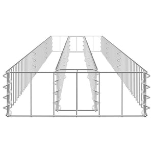 Gabionen-Hochbeet Verzinkter Stahl 270x30x10 cm