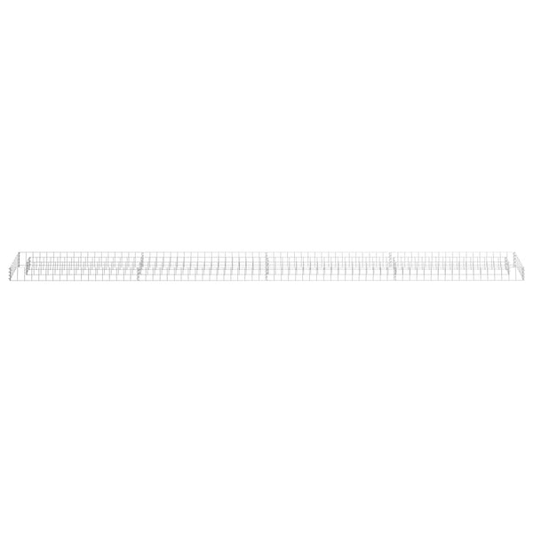 Gabionen-Hochbeet Verzinkter Stahl 360x30x10 cm