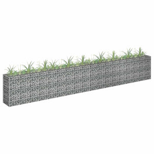 Gabionen-Hochbeet Verzinkter Stahl 360×30×60 cm