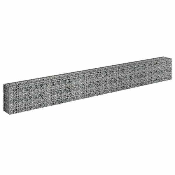Gabionen-Hochbeet Verzinkter Stahl 450×30×60 cm