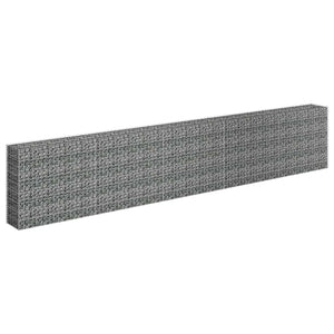 Gabionen-Hochbeet Verzinkter Stahl 450×30×90 cm