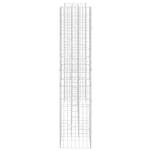 H-förmiger Gabionen-Pflanzkorb Stahldraht 260x40x180 cm