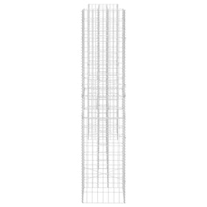 H-förmiger Gabionen-Pflanzkorb Stahldraht 260x40x200 cm