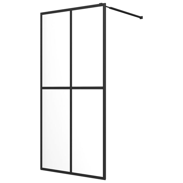 vidaXL Paroi de douche fixe Verre de sécurité transparent 90x195 cm