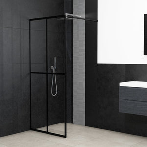 vidaXL Paroi de douche fixe Verre de sécurité transparent 90x195 cm