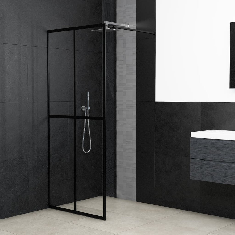 vidaXL Paroi de douche pour douche à l'italienne Verre de sécurité transparent 100x195 cm