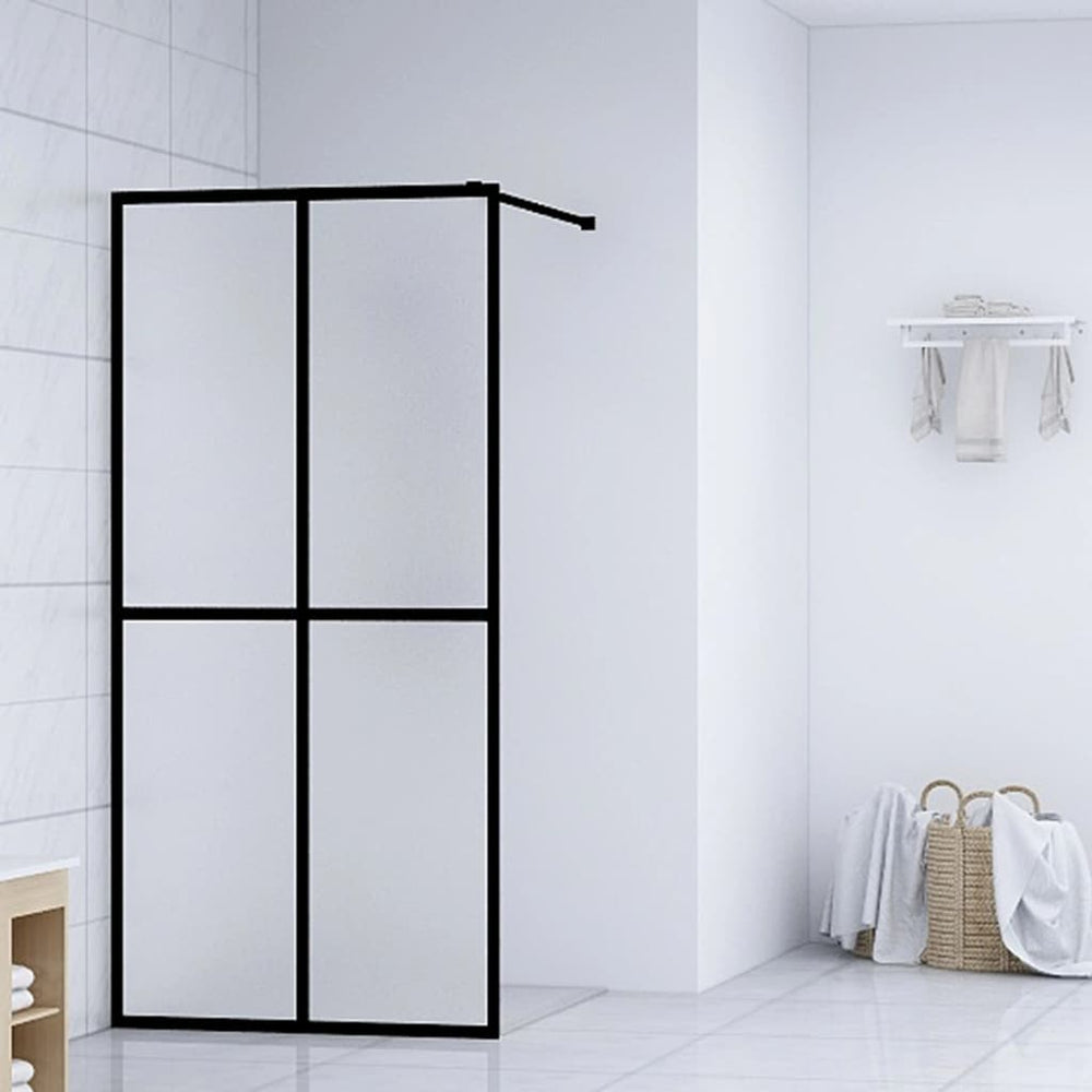 Duschwand für Walk-in Dusche Mattes Sicherheitsglas 90x195 cm
