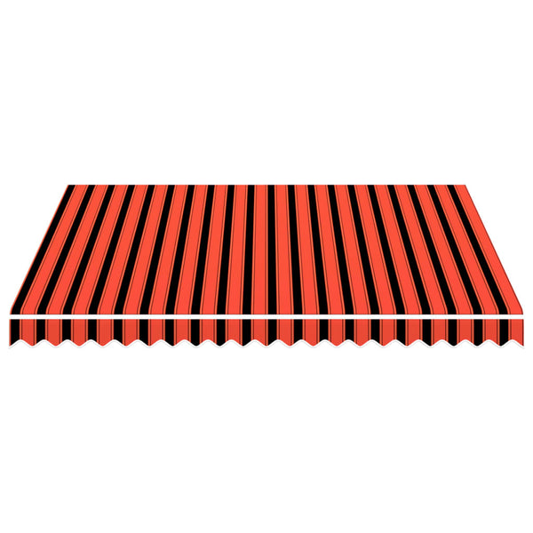 Markisenbespannung Canvas Orange & Braun 3x2,5 m