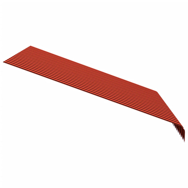 Markisenbespannung Canvas Orange & Braun 3x2,5 m