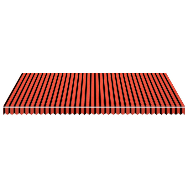 Markisenbespannung Canvas Orange & Braun 5x3 m