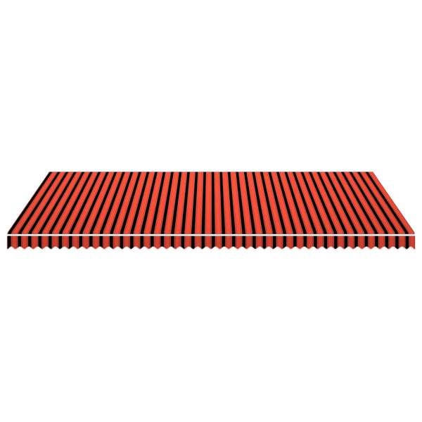 Markisenbespannung Canvas Orange & Braun 6 x 3 m