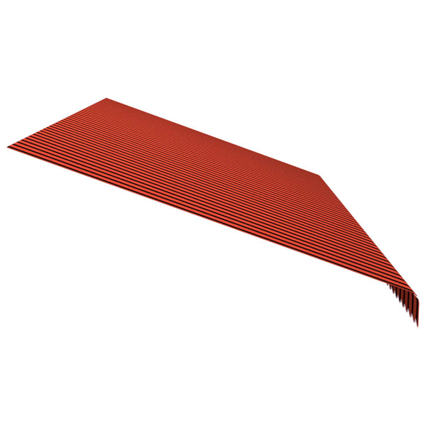 Markisenbespannung Canvas Orange & Braun 6 x 3 m