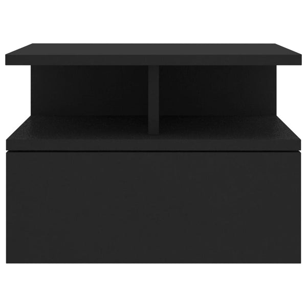 Hängender Nachttisch Schwarz 40 cm