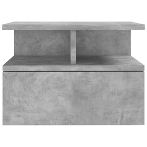 Hängender Nachttisch Betongrau 40 cm