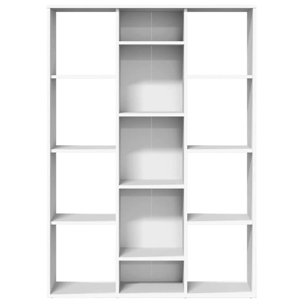 Weißes Raumteiler-Bücherregal 100x24x140 cm