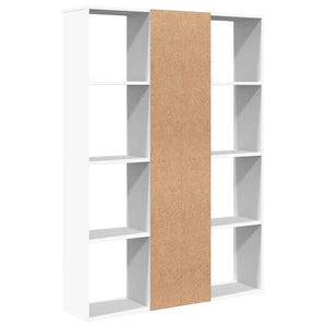 Weißes Raumteiler-Bücherregal 100x24x140 cm