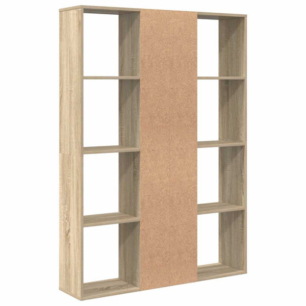 Sonoma Eiche Raumteiler Bücherregal 100x140 cm