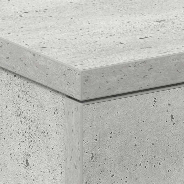 Nachttische 2er Set Betongrau 38x35x56cm