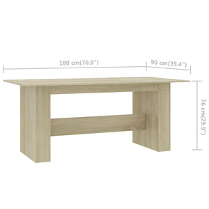 Esstisch Sonoma Eiche 180 cm