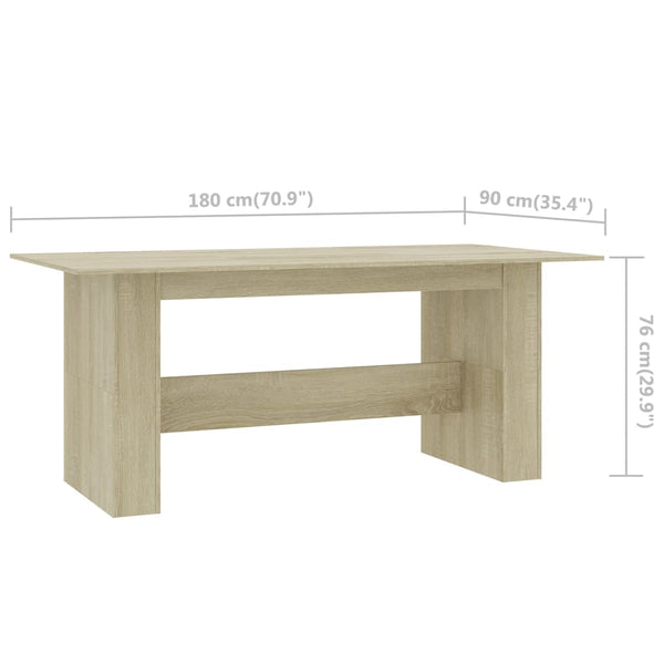 Esstisch Sonoma Eiche 180 cm