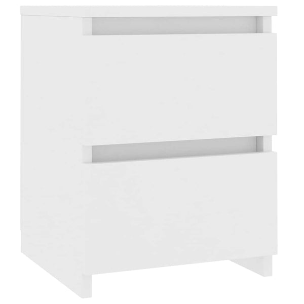 Nachttische 2er Set Weiß 30x30x40cm