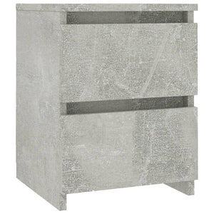 Betongrauer Nachttisch 30x30x40 cm