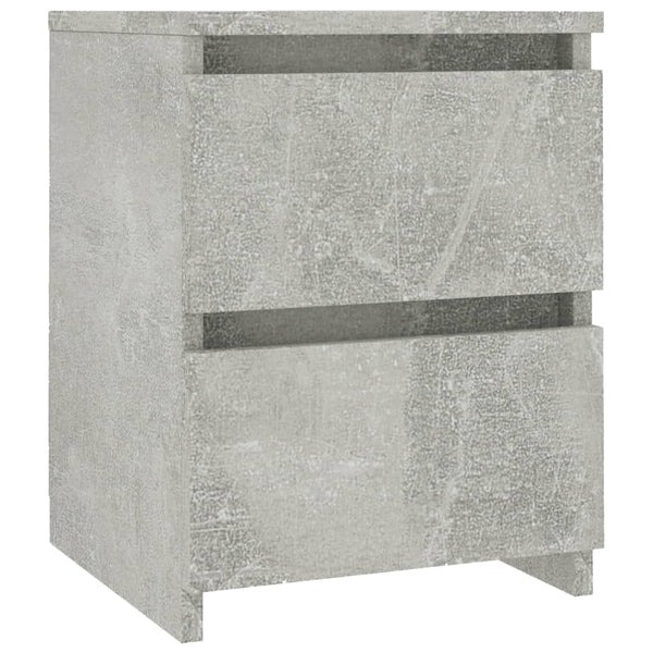 Betongrauer Nachttisch 30x30x40 cm