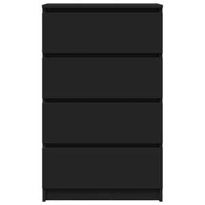 Schwarzes Sideboard 60 cm Holzwerkstoff