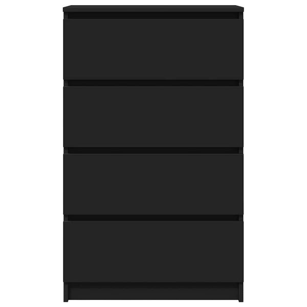 Schwarzes Sideboard 60 cm Holzwerkstoff