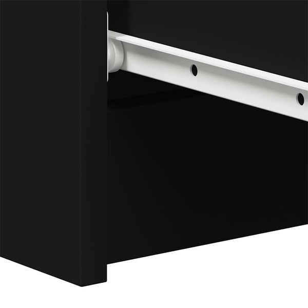 Schwarzes Sideboard 60 cm Holzwerkstoff